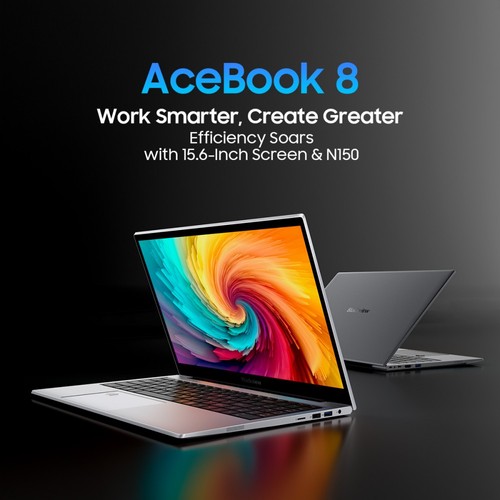 Blackview AceBook 8 Laptop: 15.6" FHD IPS, Intel N150, 16GB RAM, 512GB SSD – Μόνο 479€ από Geekbuying!