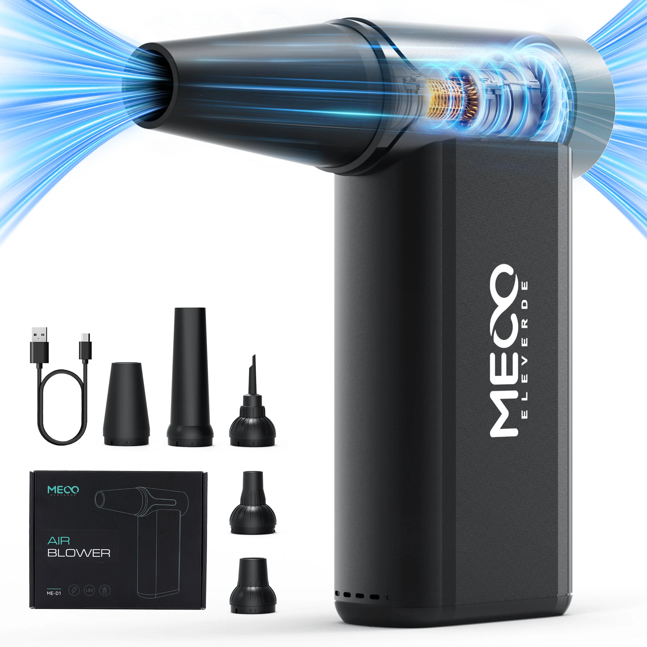 MECO ELEVERDE D1 Ηλεκτρικός Φυσητήρας Αέρα 130000RPM στα 17,50€ από το Banggood