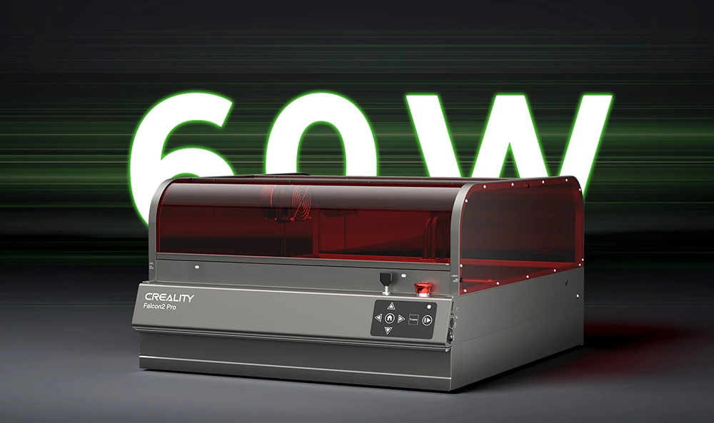 Creality Falcon2 Pro 60W Laser Engraver στα 1.399,00€ από το Geekbuying - Κορυφαία απόδοση και ασφάλεια!