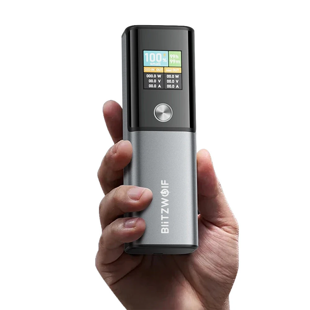 BlitzWolf BW P23 100W 14000mAh Power Bank με Έξυπνη Οθόνη: Ισχύς και Ταχύτητα για Όλες τις Συσκευές!