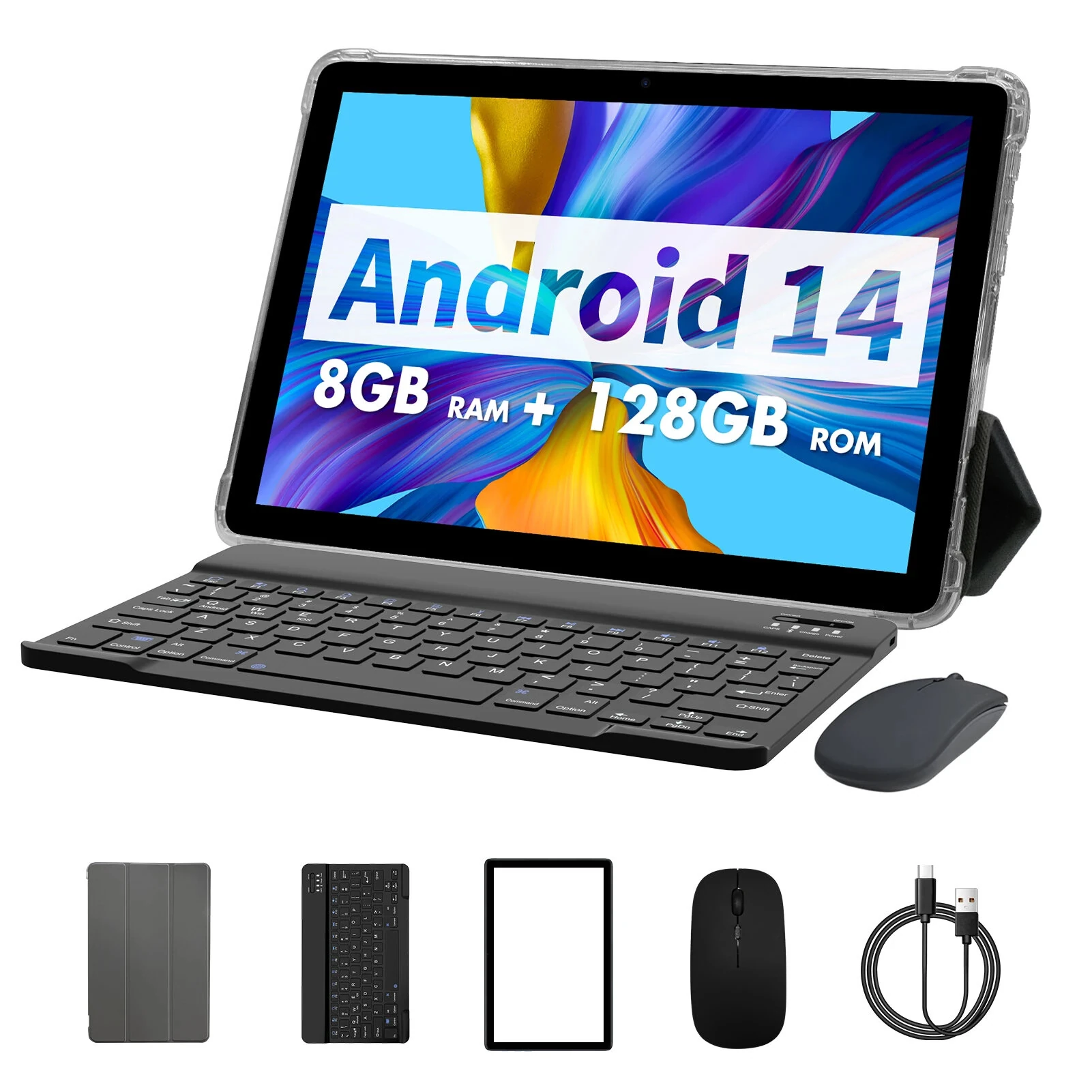 VASOUN P30H Tablet PC (10.1", Android 14, 8GB RAM, 128GB ROM) με Full Kit στα 99,99€ από Banggood!