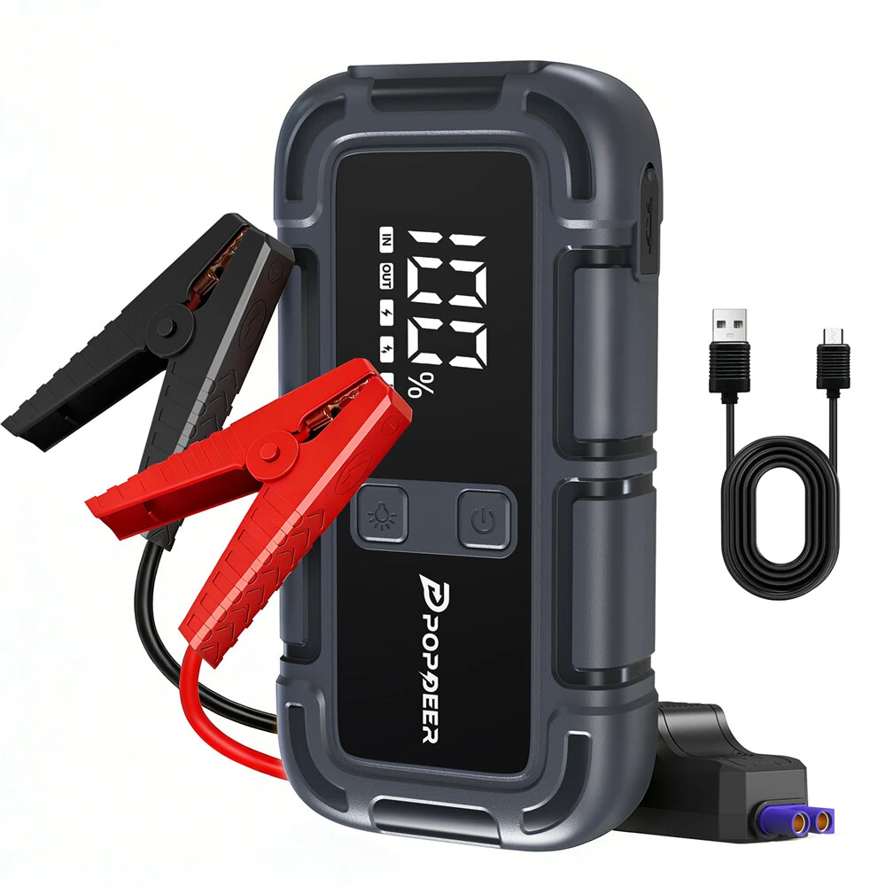 POPDEER PD J06 4000A: Ισχυρός εκκινητής μπαταρίας 12V με LCD οθόνη στα 38,10€ από το Banggood!