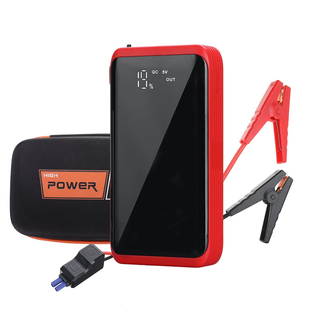 Ξεκινήστε το αυτοκίνητο παντού! T48 3000A Jump Starter & Power Bank με φώτα LED, μόνο 35€ από Banggood!