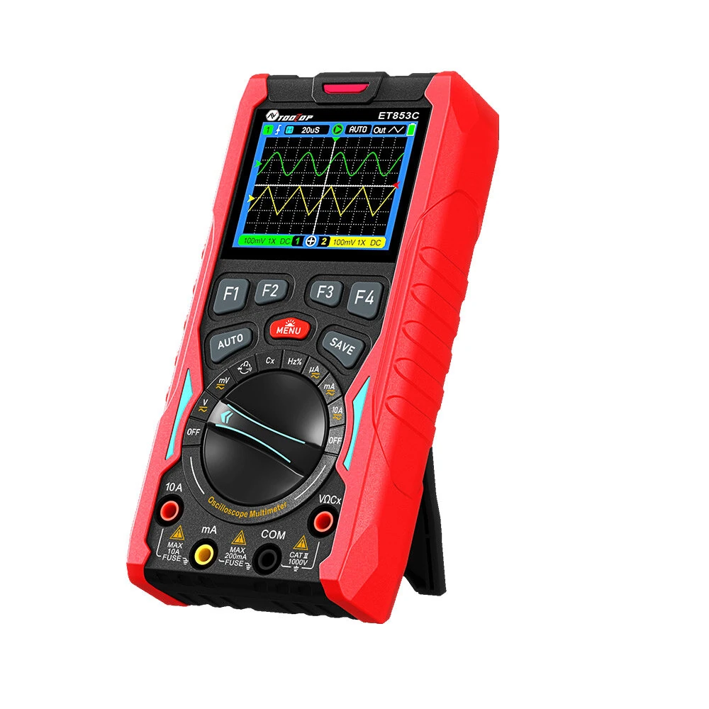 ET853C 3 σε 1: Παλμογράφος 70MHz, Πολύμετρο & Γεννήτρια Σήματος με έγχρωμη οθόνη! Τώρα στα 65,99€ από Banggood