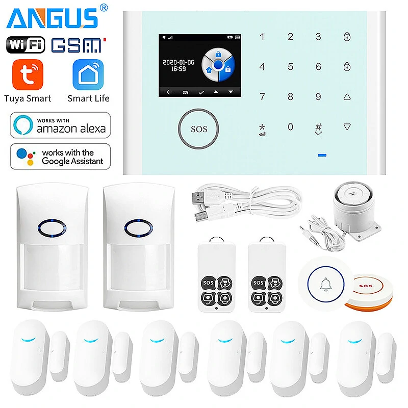 Απόλυτη Ασφάλεια: Smart Tuya WiFi Σύστημα Συναγερμού (GSM, Alexa/Google) με 67€ από το Banggood!