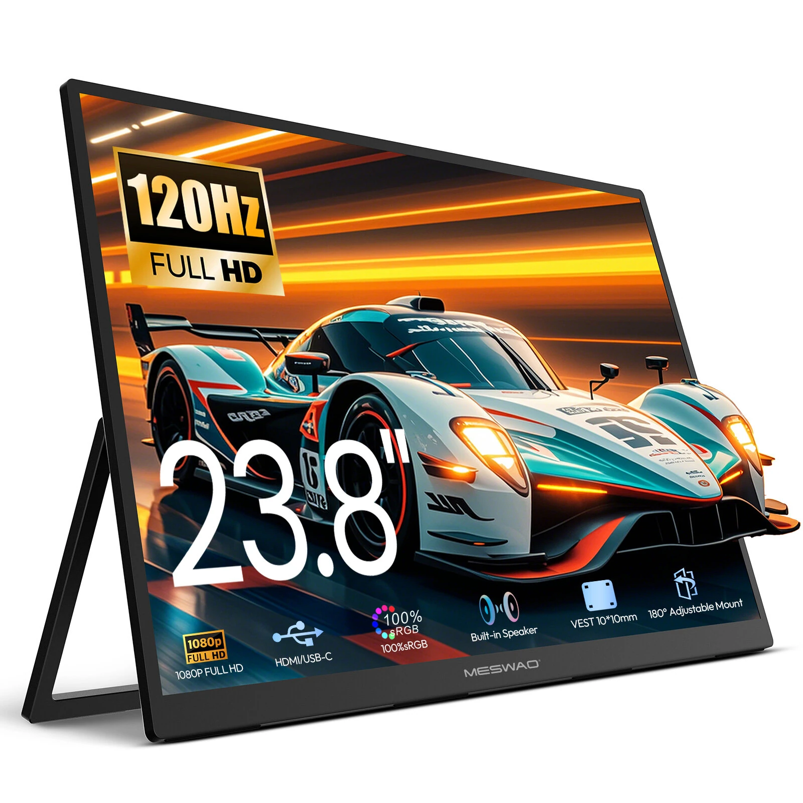 MESWAO S238 23.8'' 100Hz FHD IPS Portable Monitor: Απόλυτη Ευελιξία για Gaming & Εργασία! Τώρα στα 189,99€ στο Banggood!