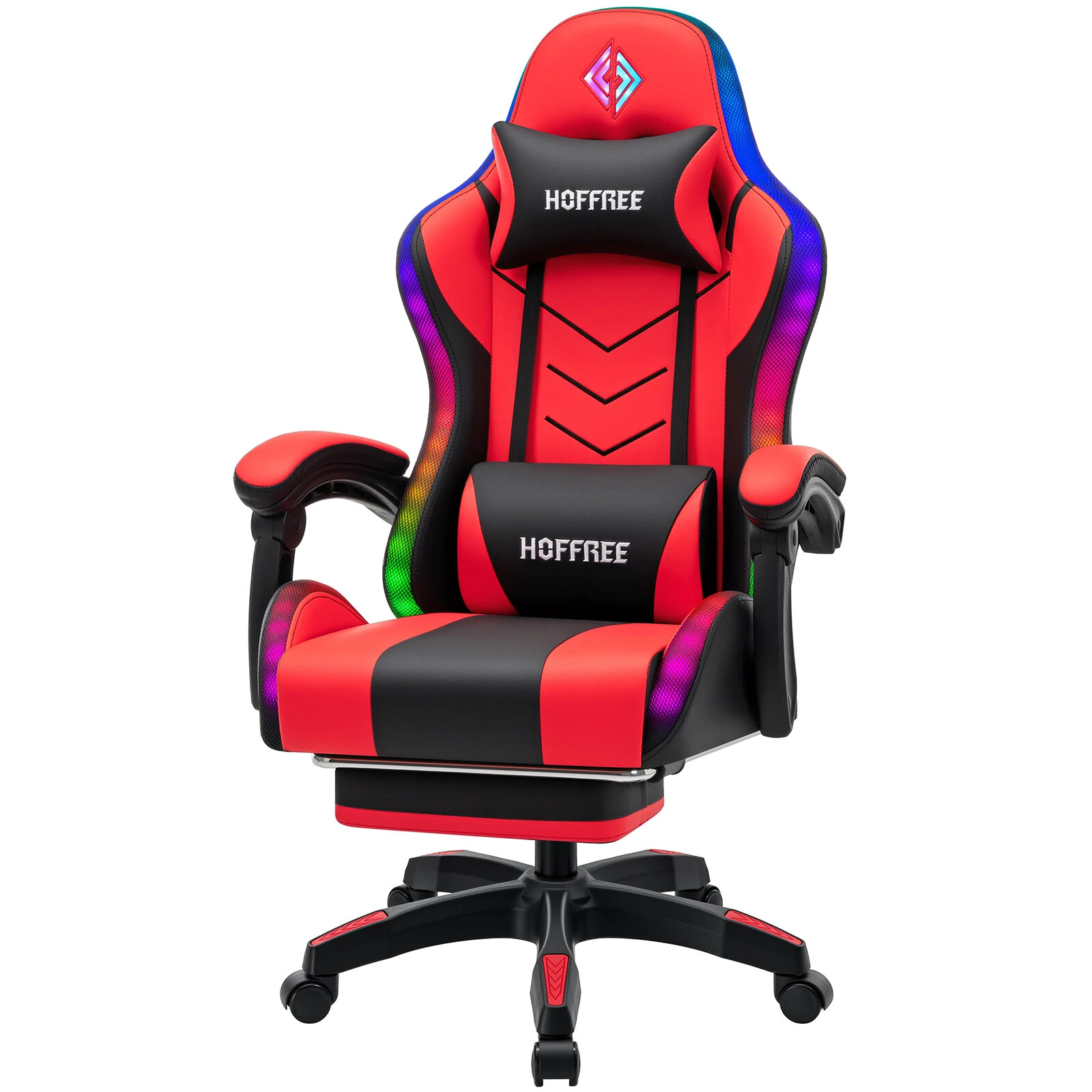 HOFFREE RGB Gaming Chair: Η απόλυτη εμπειρία με ηχεία, LED, μασάζ, ανάκλιση & υποπόδιο στα 121,29€ από Banggood!