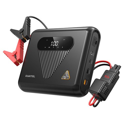 OUKITEL C01 Car Jump Starter: Εκκίνηση Αυτοκινήτου 1350A, 27500mAh Sodium-Ion, 60W PD! Τώρα 149€ στο Geekbuying!