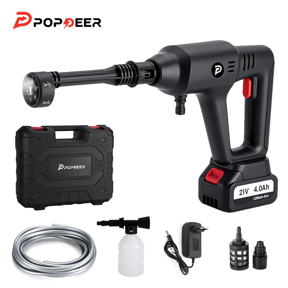 POPDEER PD W01: Ισχυρό Επαναφορτιζόμενο Πλυστικό 200Bar 3500W στα 51,10€ από το Banggood!