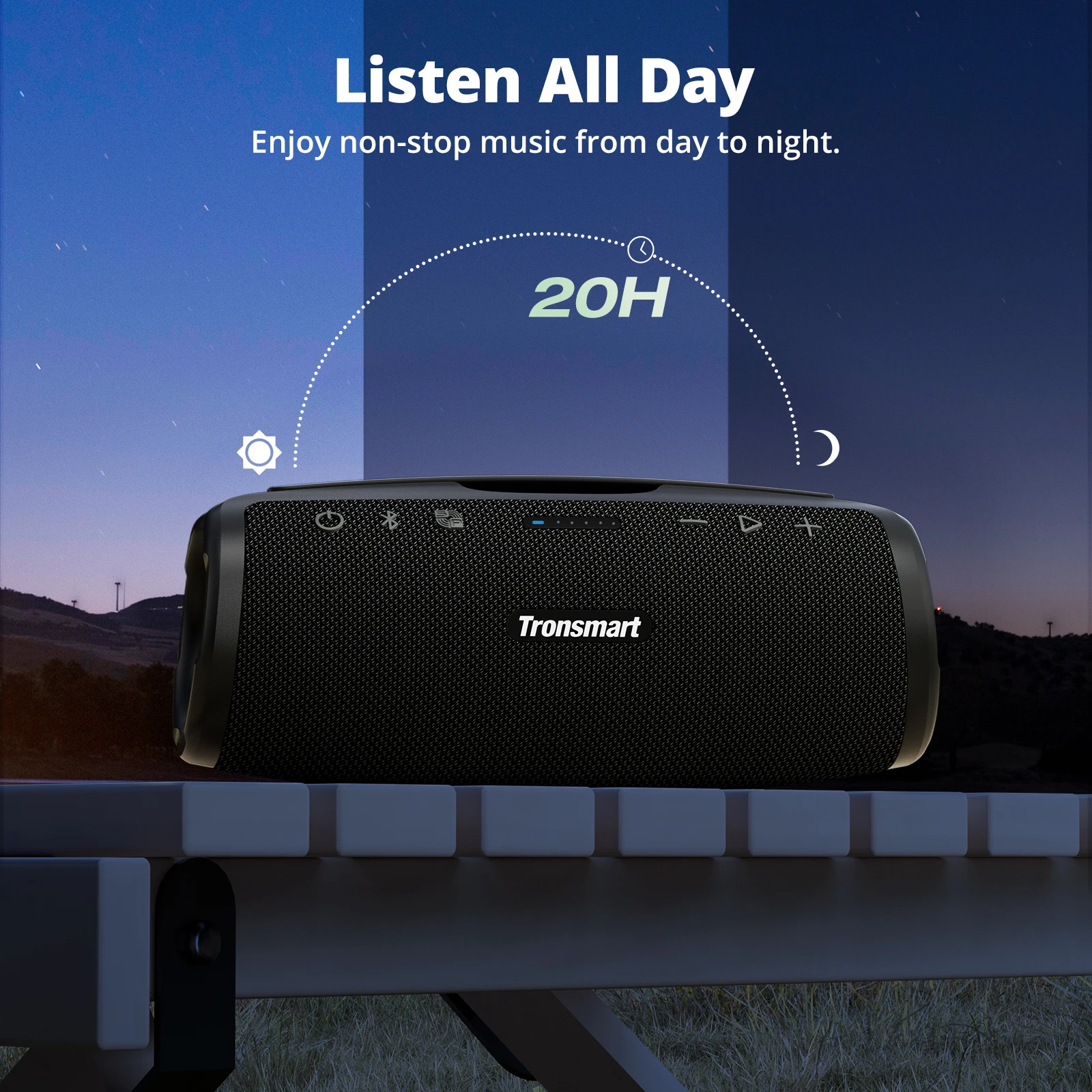 Tronsmart Mirtune S100: Φορητό Ηχείο 50W με IPX7 Αδιαβροχοποίηση και 20h Αυτονομία, μόνο 40,00€ στο Geekbuying