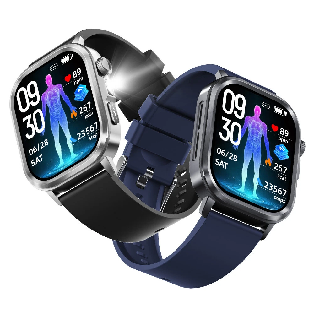 BlitzWolf HL7: Smartwatch με AMOLED οθόνη, ECG, AI GPT και LED φακό, μόνο με 32,40€ από το Banggood