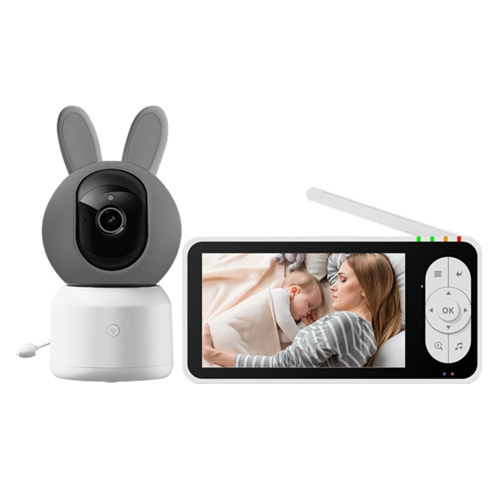 RH BM11 Tuya WiFi Baby Monitor 5" IPS 1080P HD με PTZ κάμερα, αμφίδρομο ήχο & αισθητήρες από Banggood 92,99€!