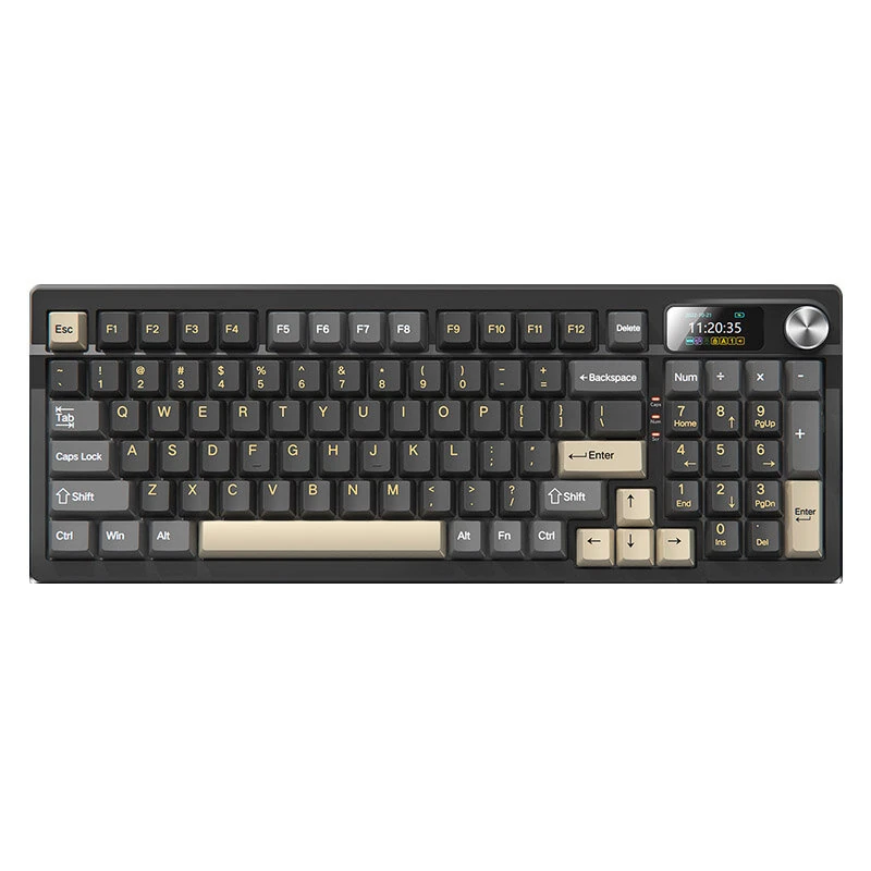 Yindiao Y95 Tri-mode Μηχανικό Πληκτρολόγιο με Έγχρωμη Οθόνη & Gasket Structure - 51,10€ από το Banggood