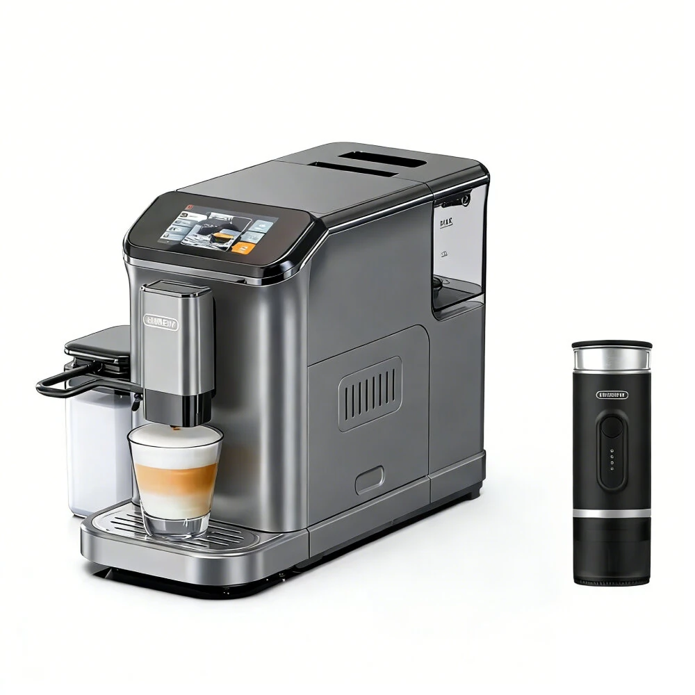 HiBREW H16 & H4E Set: Αυτόματη Μηχανή Espresso και Φορητή Καφετιέρα στα 407,30€ από το Banggood