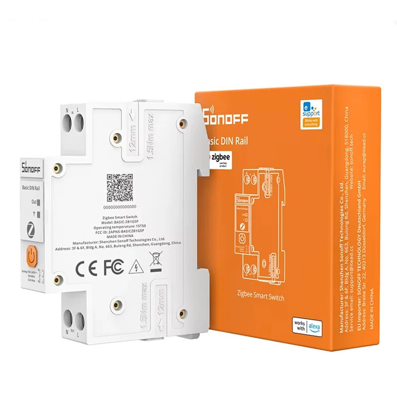 SONOFF BASIC ZB1GSP Zigbee Smart Switch 32A με Έλεγχο Ενέργειας & Διπλό Πόλο: Μόνο 25,04€ από Banggood!