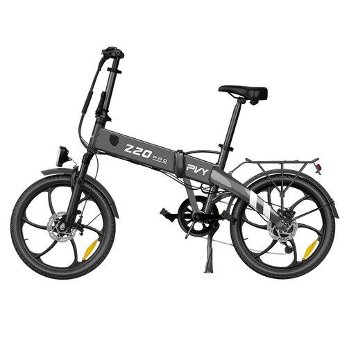 PVY Z20 Pro Folding Electric Bike, 250W 36V 14.5Ah Removable Battery, 20*2.3 inch Wide Tire, Max 100km Range, Aluminum Frame Mechanical Disc Brake, Suspension Fork, Shimano 6-speed, LCD Display IPX5 waterproof - Grey με 649,00€ από το Geekbuying