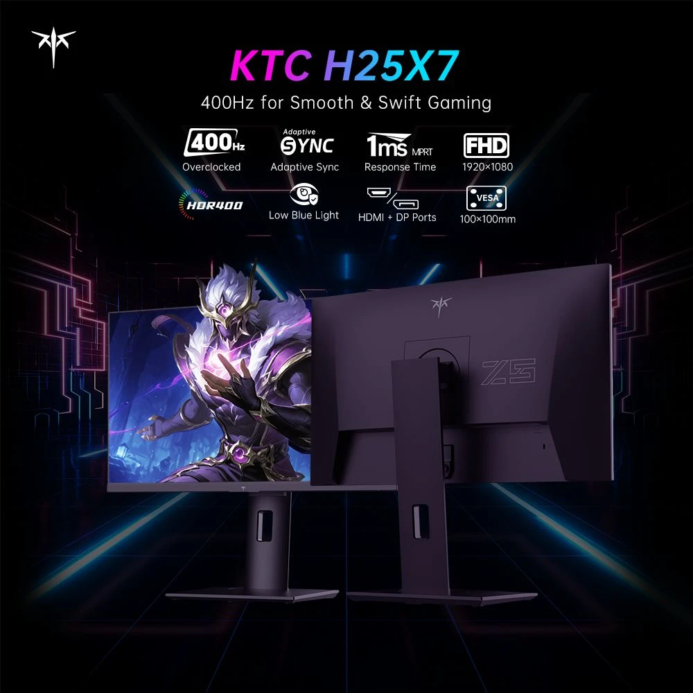 KTC H25X7 Gaming Monitor 24.5" με 400Hz Fast IPS και HDR400 στα 200,00€ από το Geekbuying!