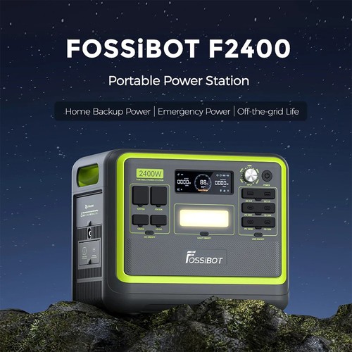 FOSSiBOT F2400: Φορητός Σταθμός Ενέργειας 2048Wh/2400W μόνο με 739,00€ από το Geekbuying!