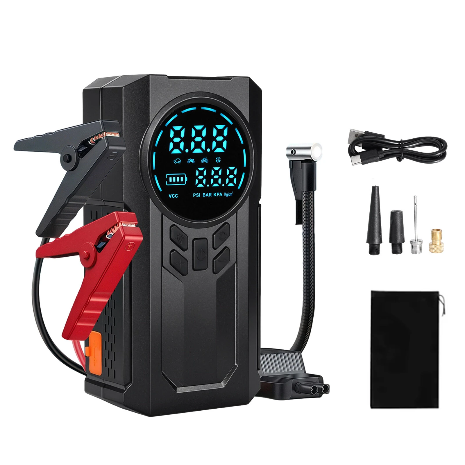 Απόκτησε το απόλυτο εργαλείο αυτοκινήτου: Jump Starter, Αεροσυμπιεστής & Power Bank μόνο 42,99€ στο Banggood!
