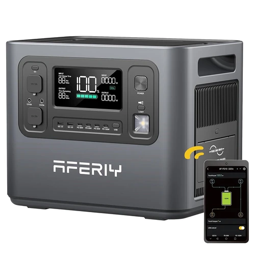 AFERIY P210: Φορητός Σταθμός Ενέργειας 2400W/2048Wh LiFePO4 μόνο 699,00€ στο Geekbuying